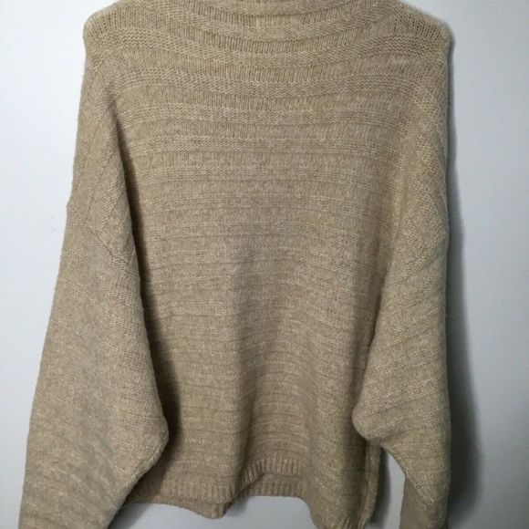 Anthropologie Tan Crew Neck Sweater - Picture 5 of 12